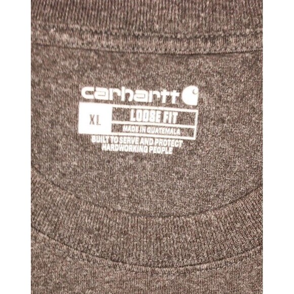 Mens Carhart Long Sleeve Shirt XL Loose Fit - Picture 3 of 6